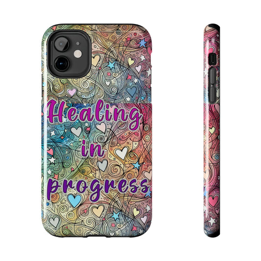 "Echo of Ease Mobile Case: Healing in Progress" Tough Phone Cases