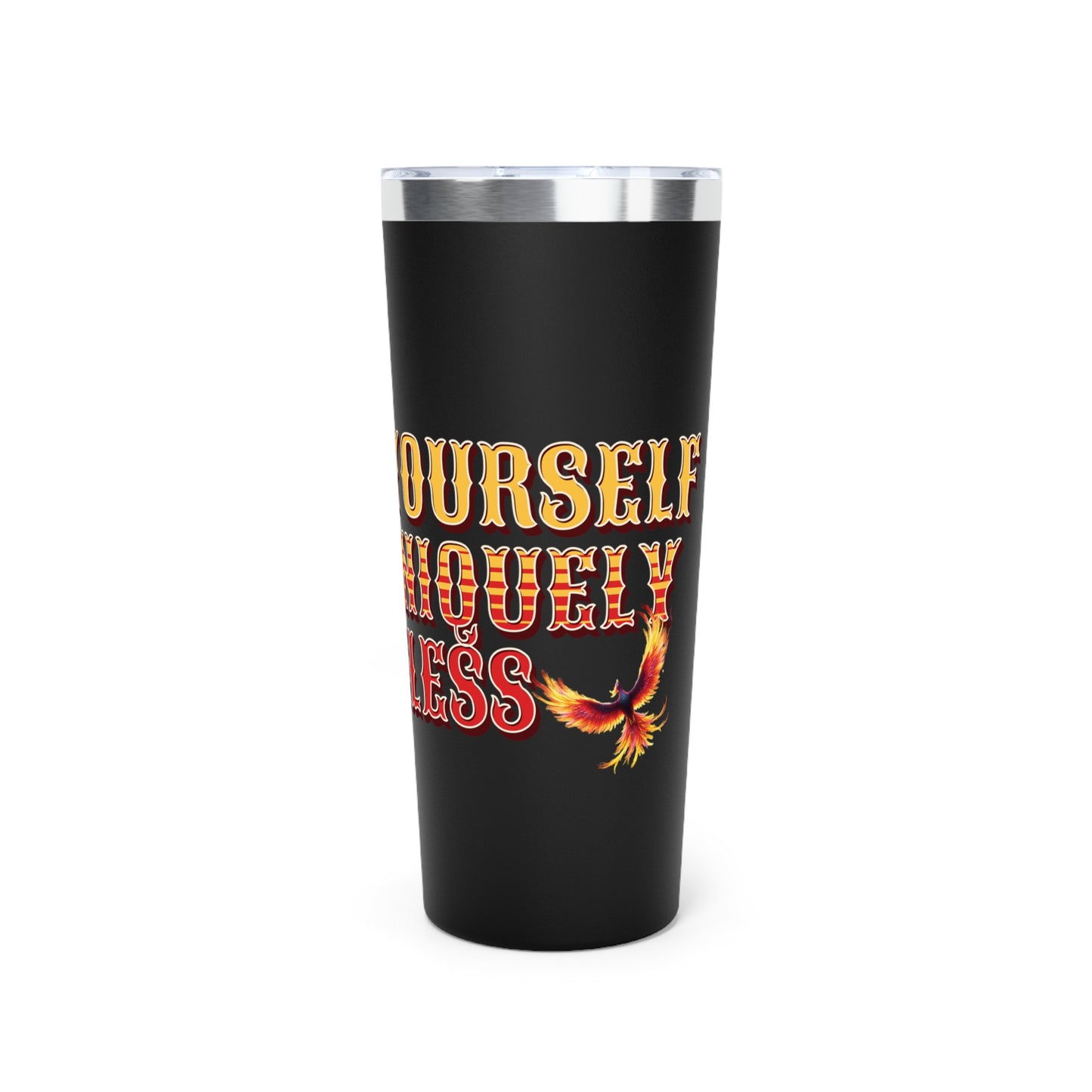 Cherish Yourself Tumbler – "You Are Uniquely Priceless" Copper Vacuum Insulated, 22oz